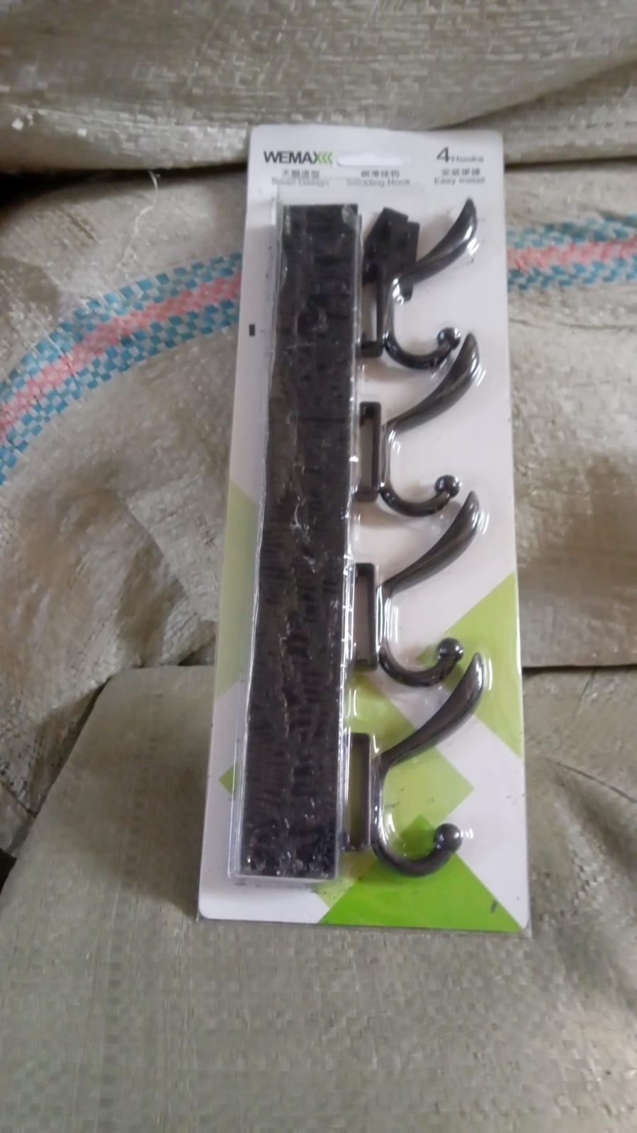 Wall Mount Coat Hanger – Hooks, Damage-Free Eco Adhesive