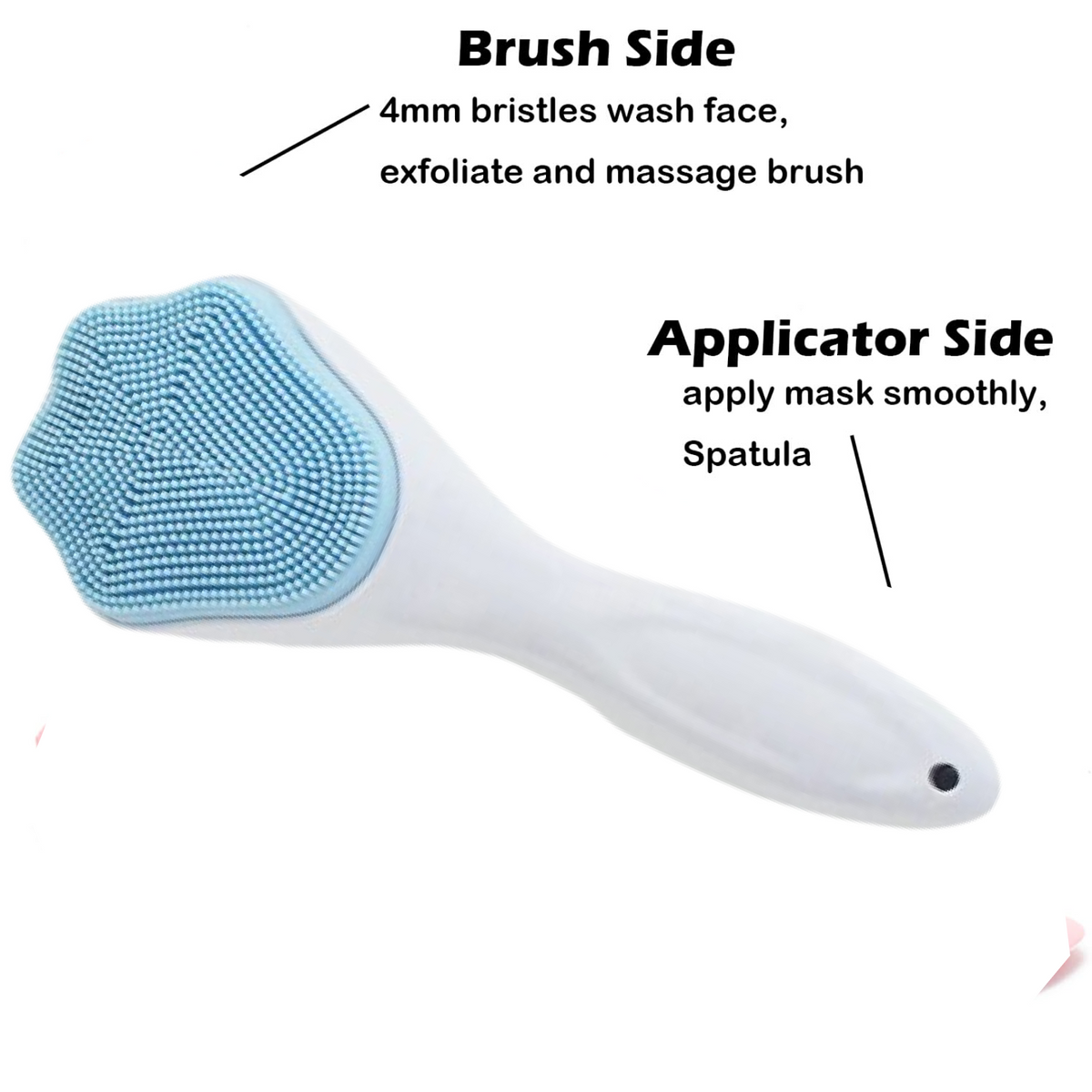 Silicone Face Scrubber – Gentle Exfoliation & Cleansing