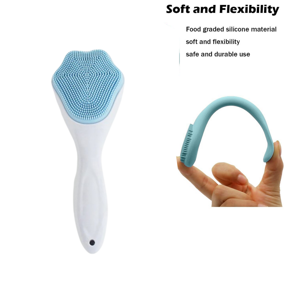 Silicone Face Scrubber – Gentle Exfoliation & Cleansing