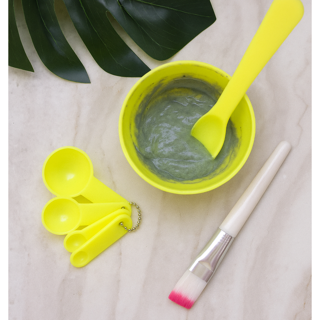 Facial Mask Bowl Set – 6-Piece Skincare Mixing Kit