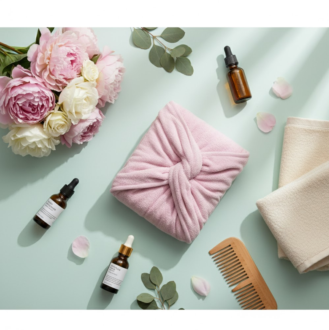 Microfiber Hair Drying Towel – Super Absorbent & Quick Dry | VelvaBloom