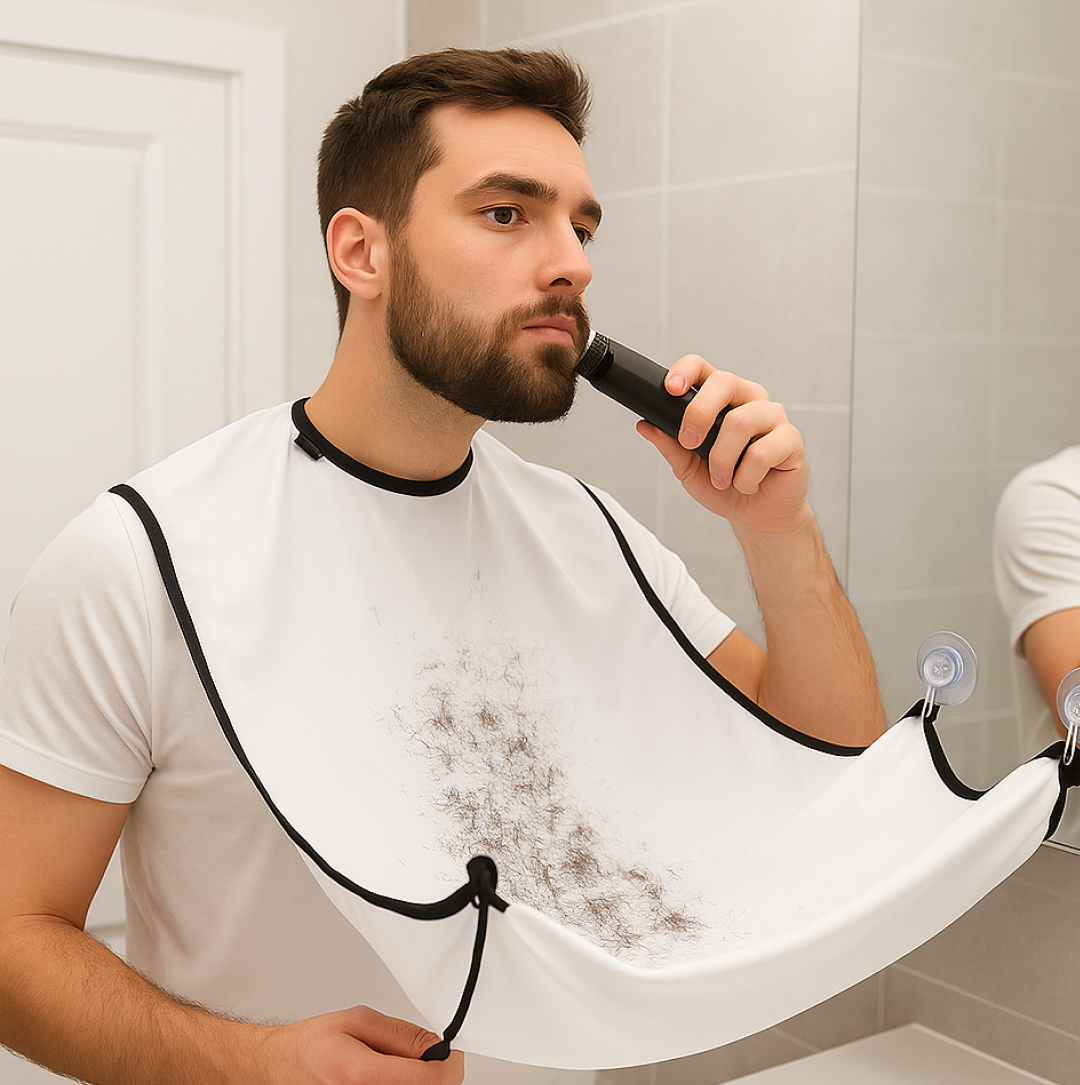 Beard Apron – Mess-Free Hair Catcher & Grooming Bib | PureBeard