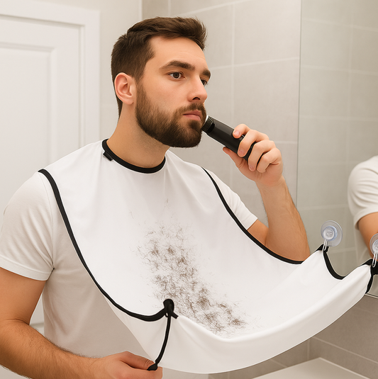 Beard Apron – Mess-Free Hair Catcher & Grooming Bib