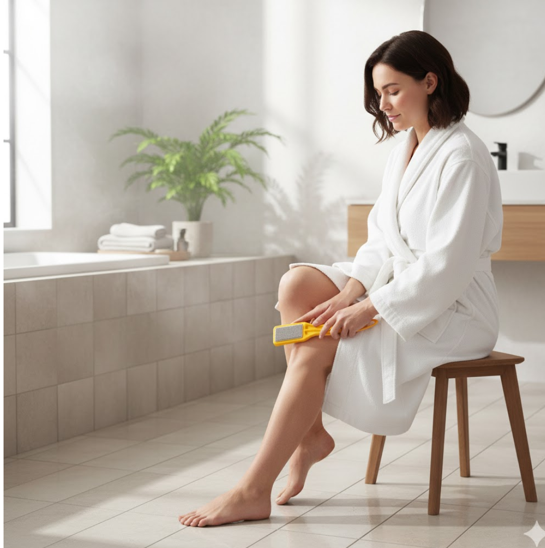 Stainless Steel Foot Scrubber – Smooth Feet & Callus Removal | Indo Glow