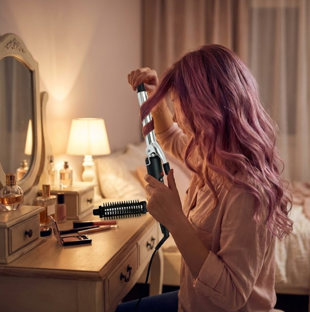 Hair Curling Iron – Professional Stylish Curls | Calm & Curl