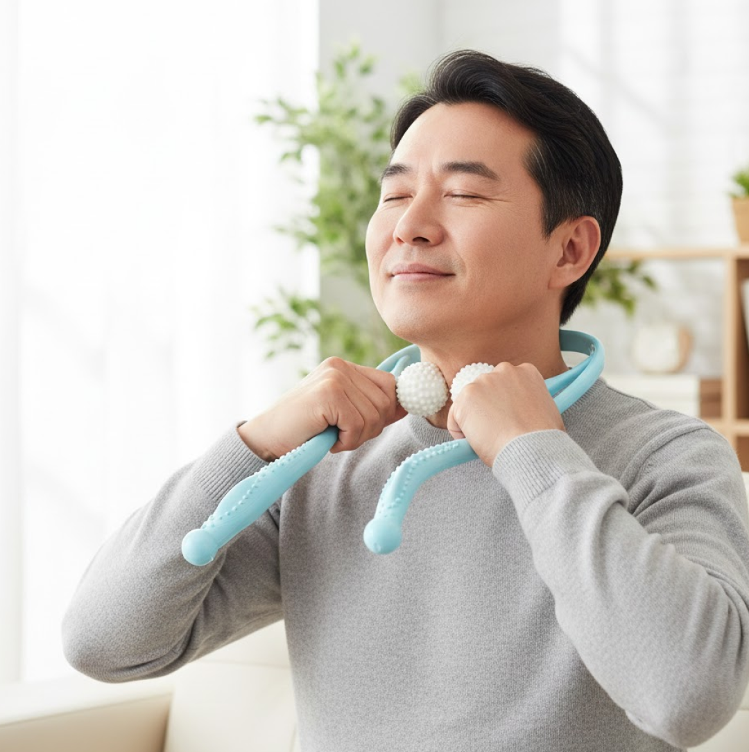 Portable Neck & Shoulder Massager – Pain Relief | Velvet Wellness