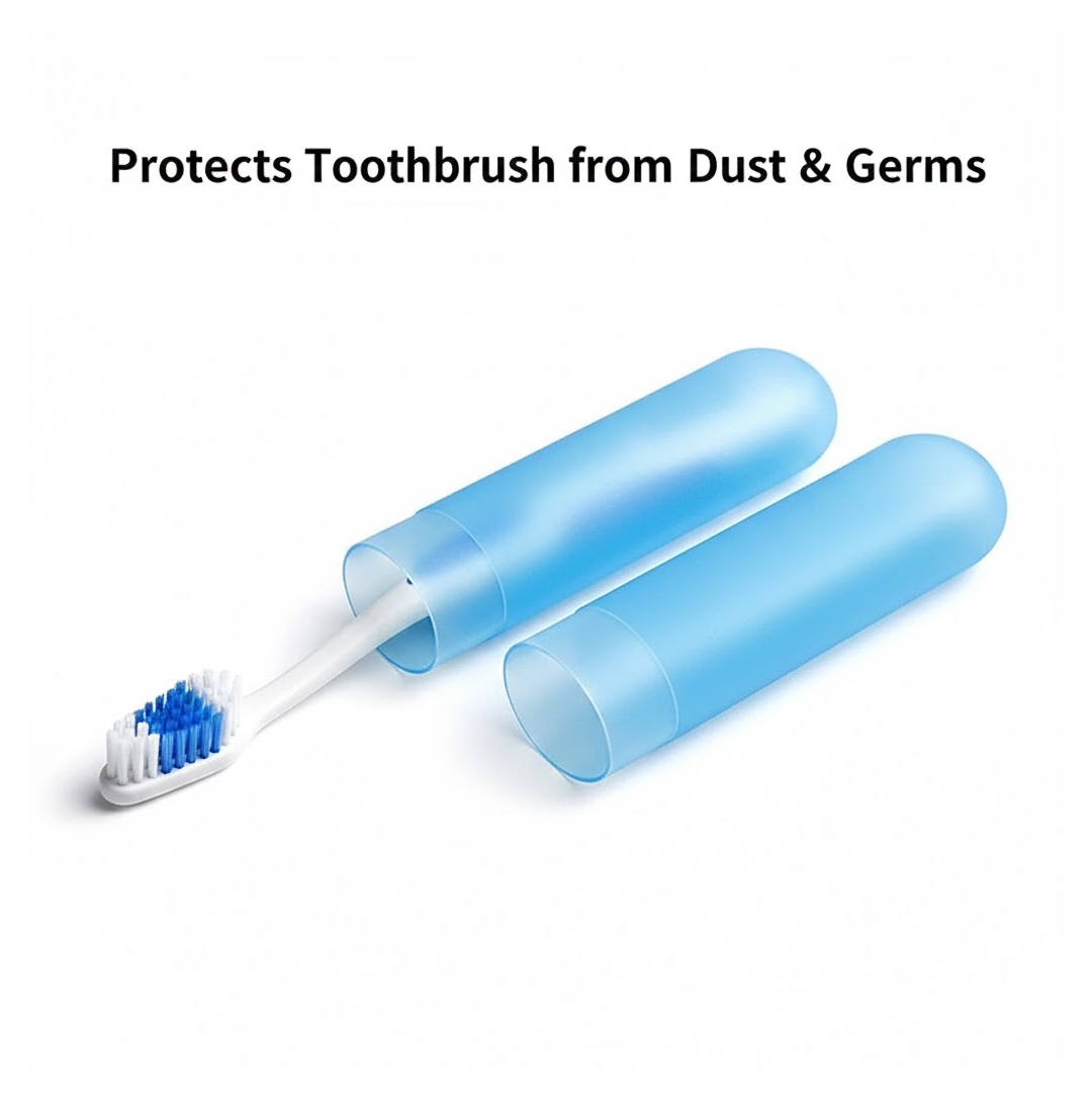 Toothbrush Travel Case – Hygienic Plastic Holder | BrushedUp