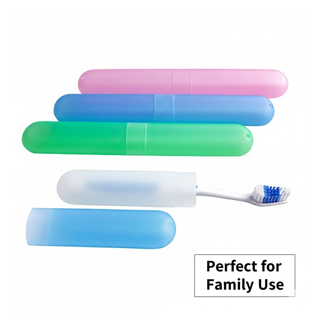 Toothbrush Travel Case – Hygienic Plastic Holder | BrushedUp
