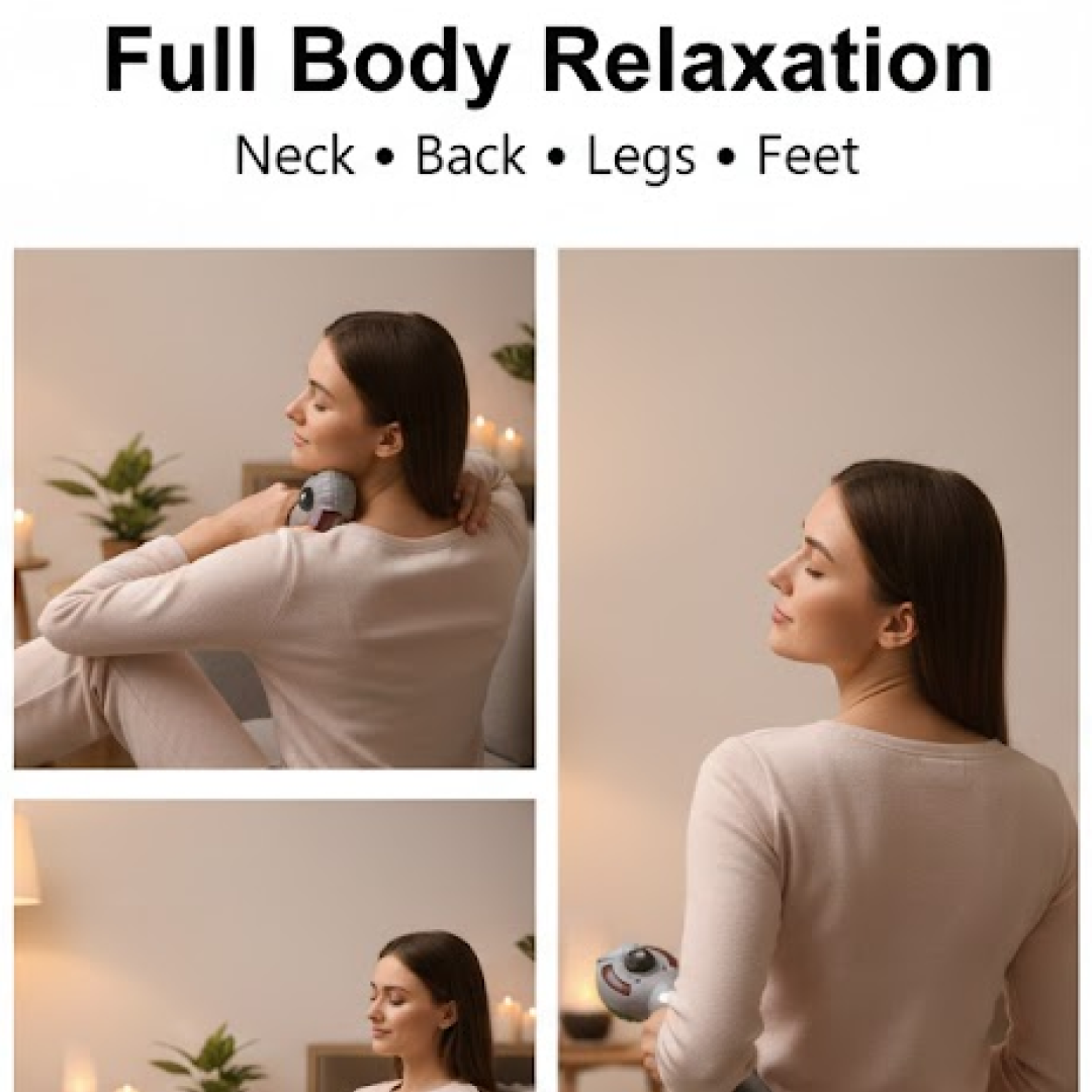 Full Body Massager – 8-in-1 Electric for Muscle Relief