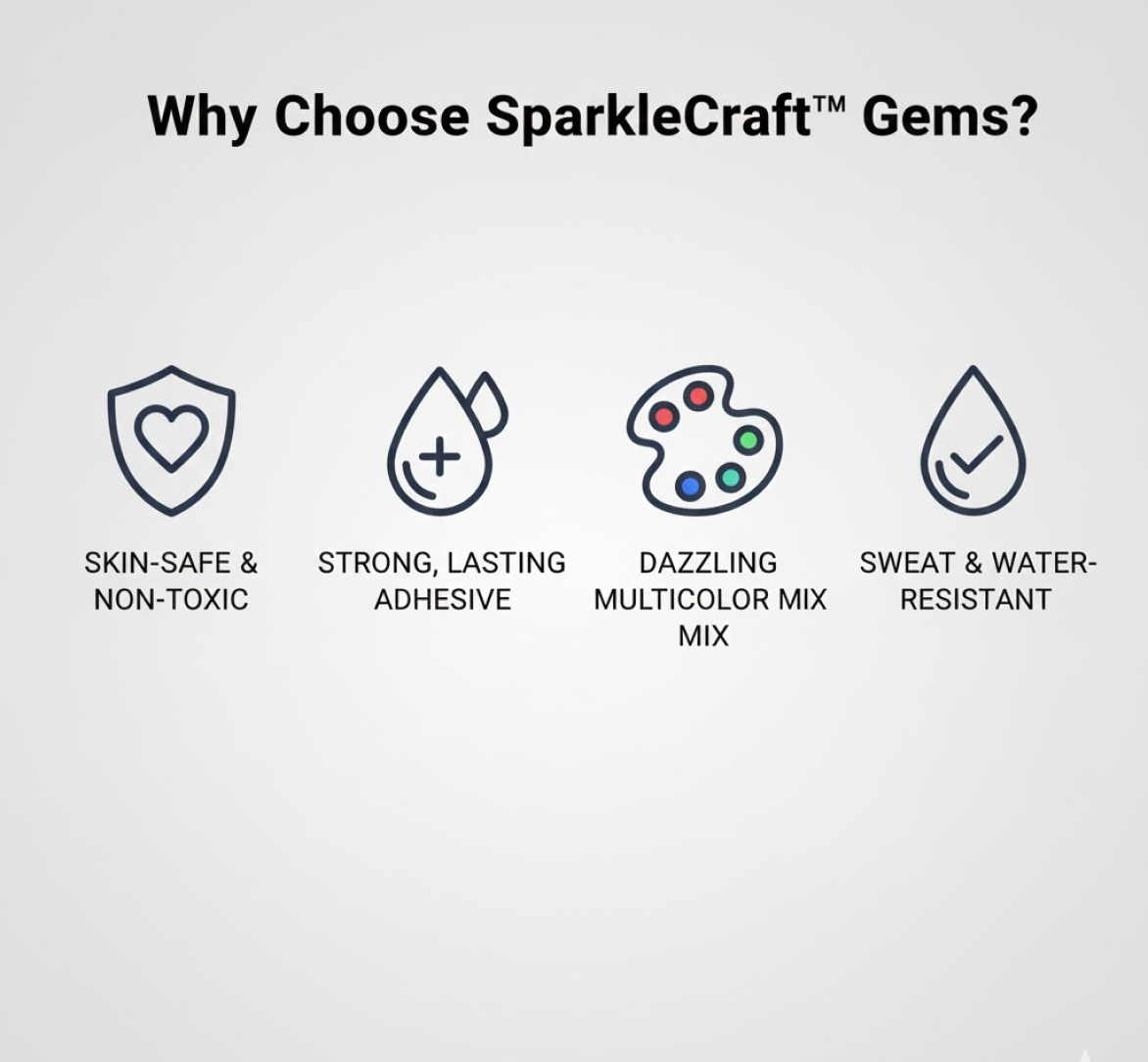 Crystal Stickers – Self-Adhesive for Art & Craft Projects | Craftily