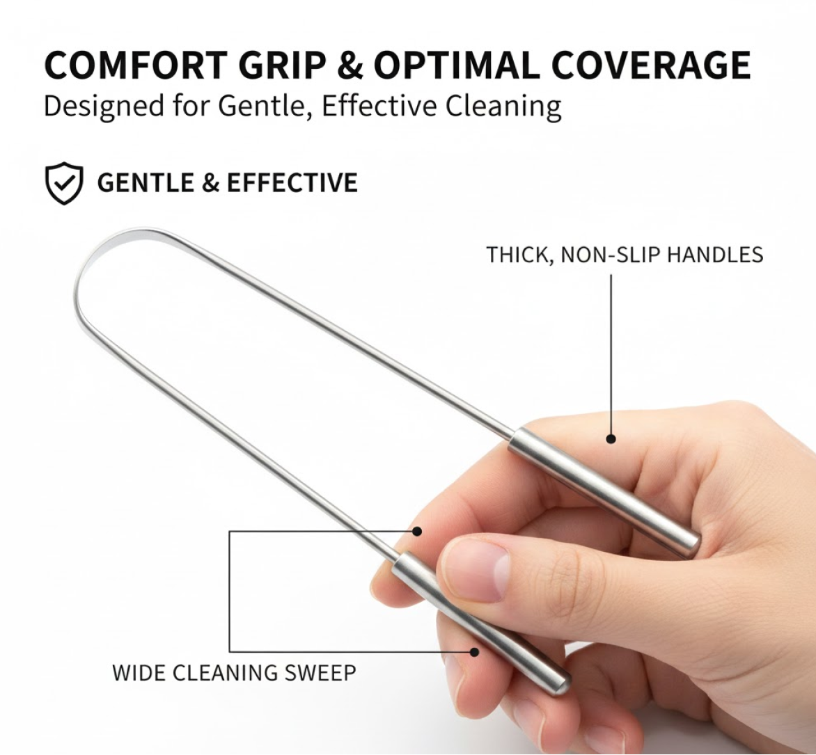 Tongue Cleaner – Fresh Breath & Oral Hygiene for All