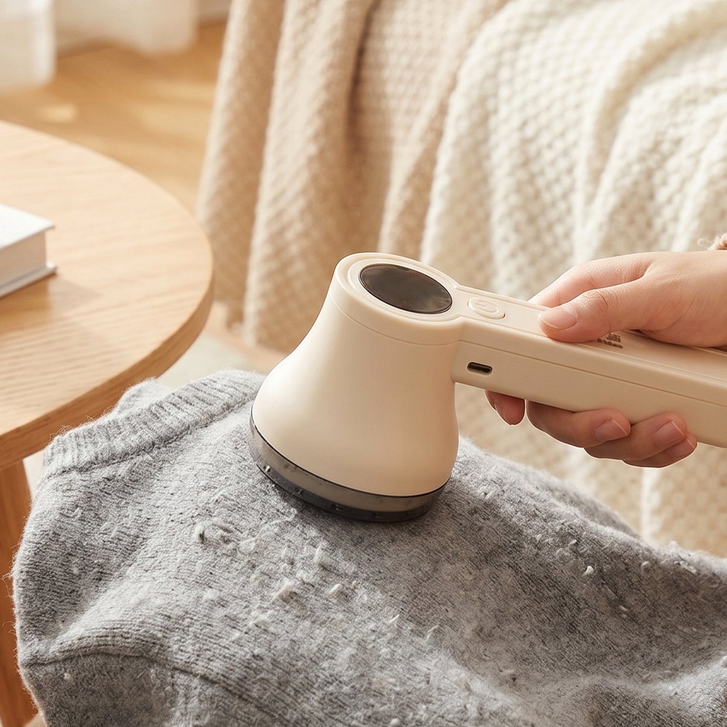 Travel-Ready Fabric Shaver – Effortless lint removal