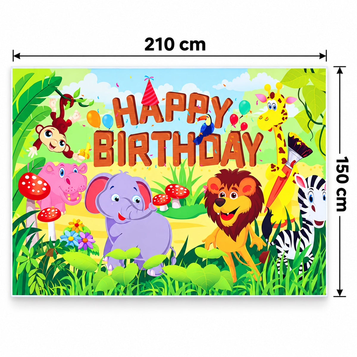 Backdrop curtain size 210x150cm