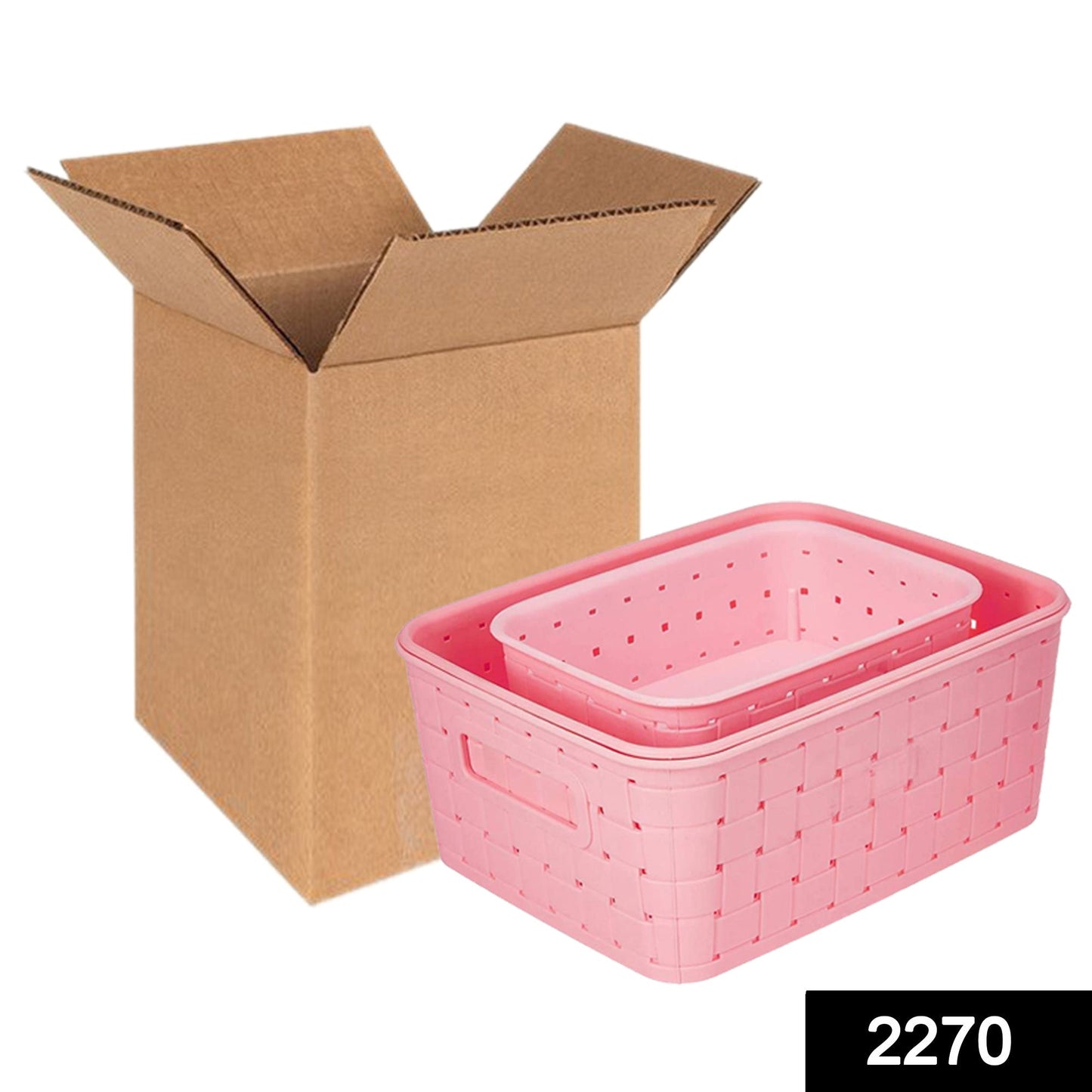 All-in-One Storage Baskets Set – Shelf Organisers - main product view