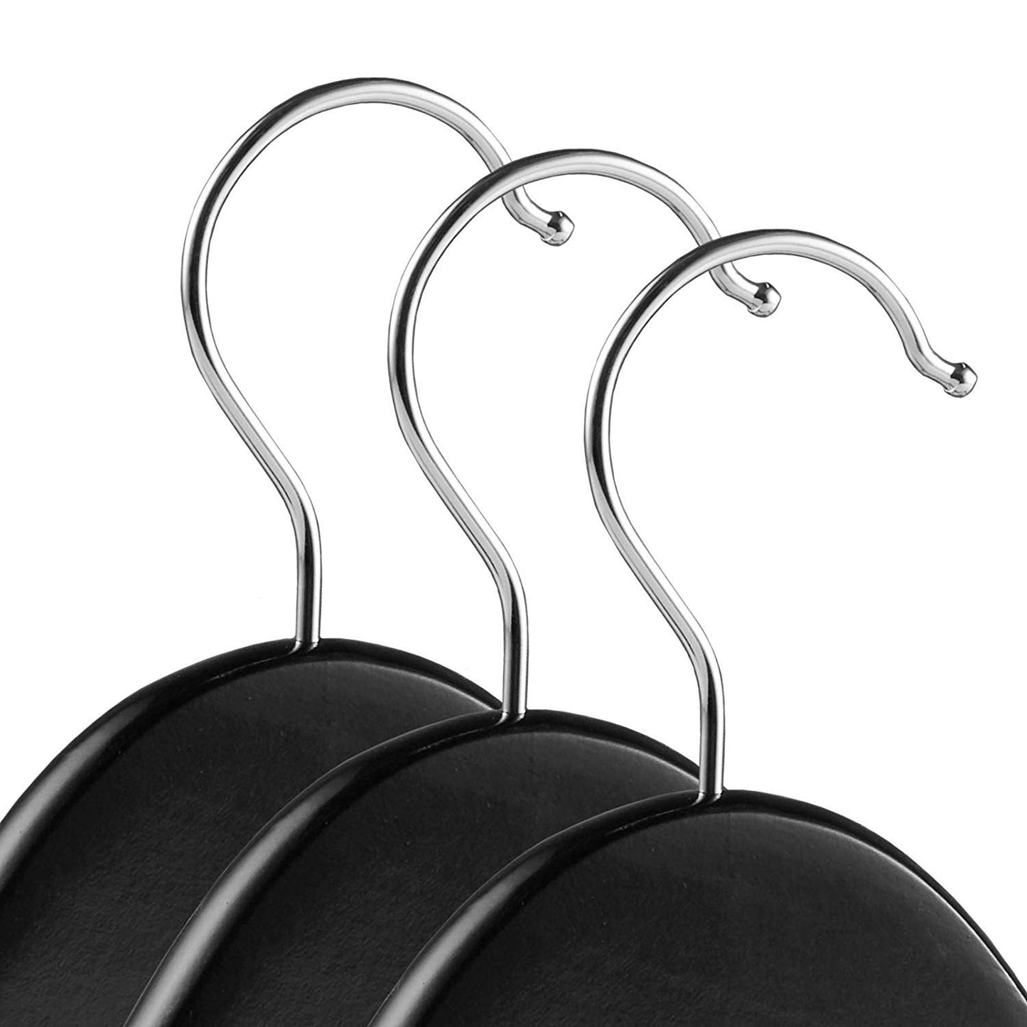 Ergonomic Premium Cloth Hanger – Durable with Metal Hook