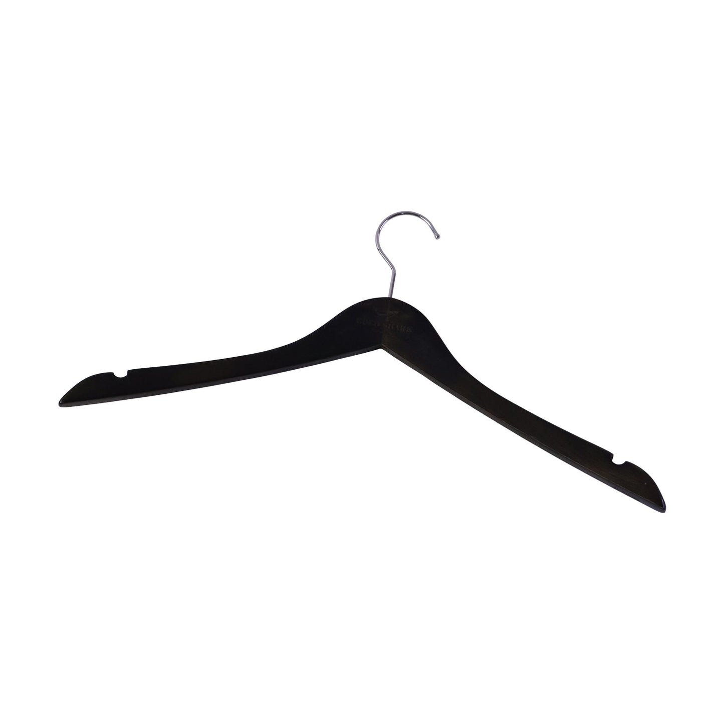 Ergonomic Premium Cloth Hanger – Durable with Metal Hook