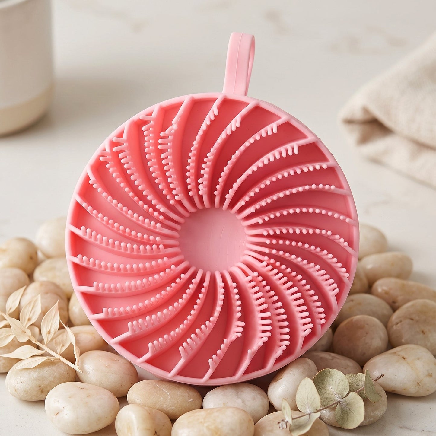 Soft Silicone Body Bath Scrubber Back Brush for Shower Cleaning and Massage (1 Pc)