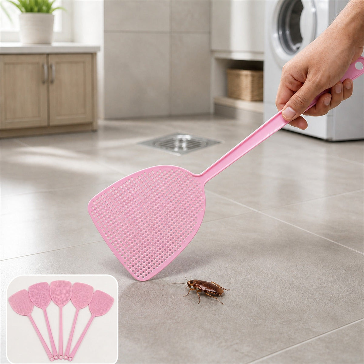 Manual Fly Swatter – Durable Lightweight Pest Control Tool - view 1