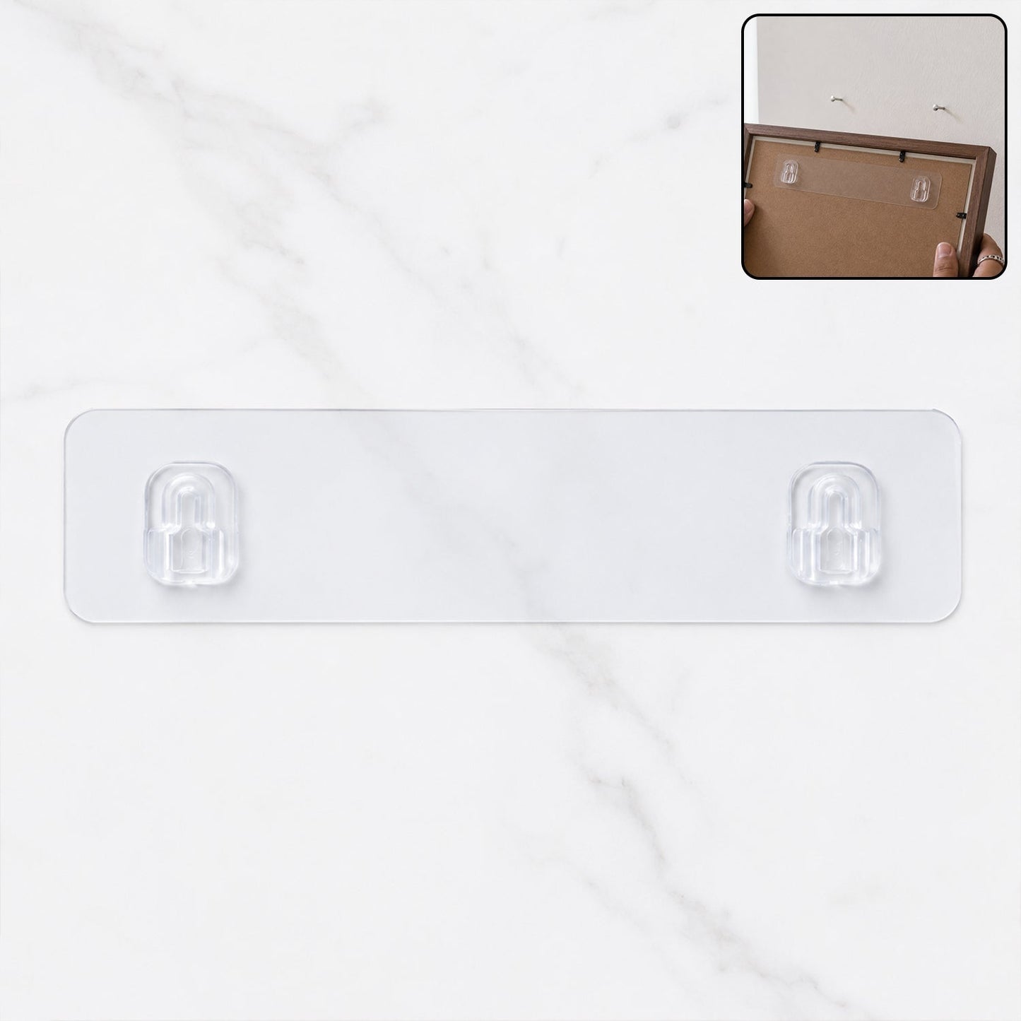 Adhesive Plastic Wall Hook – Strong & Waterproof for Home