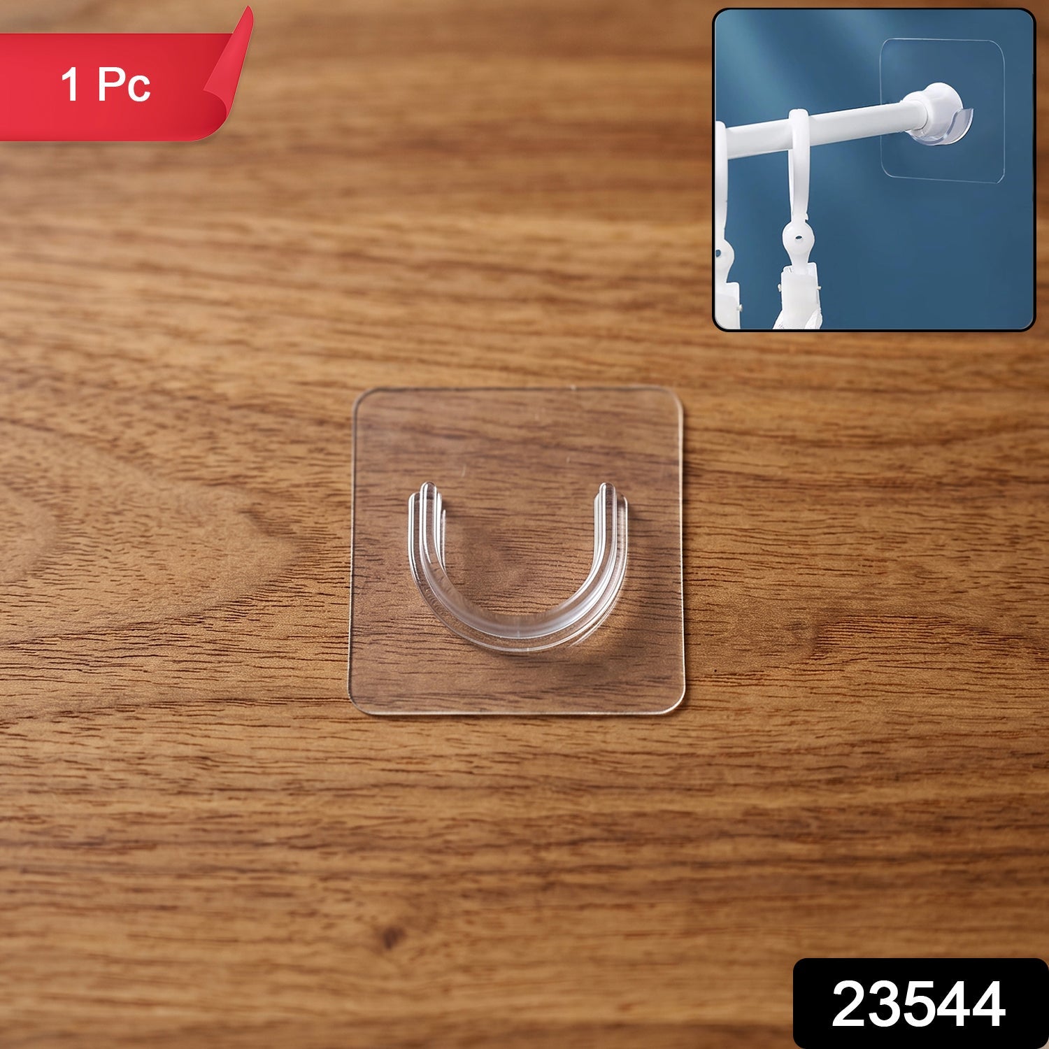 Reusable Strong Adhesive Wall Hook – No Drilling, & Durable - main product view