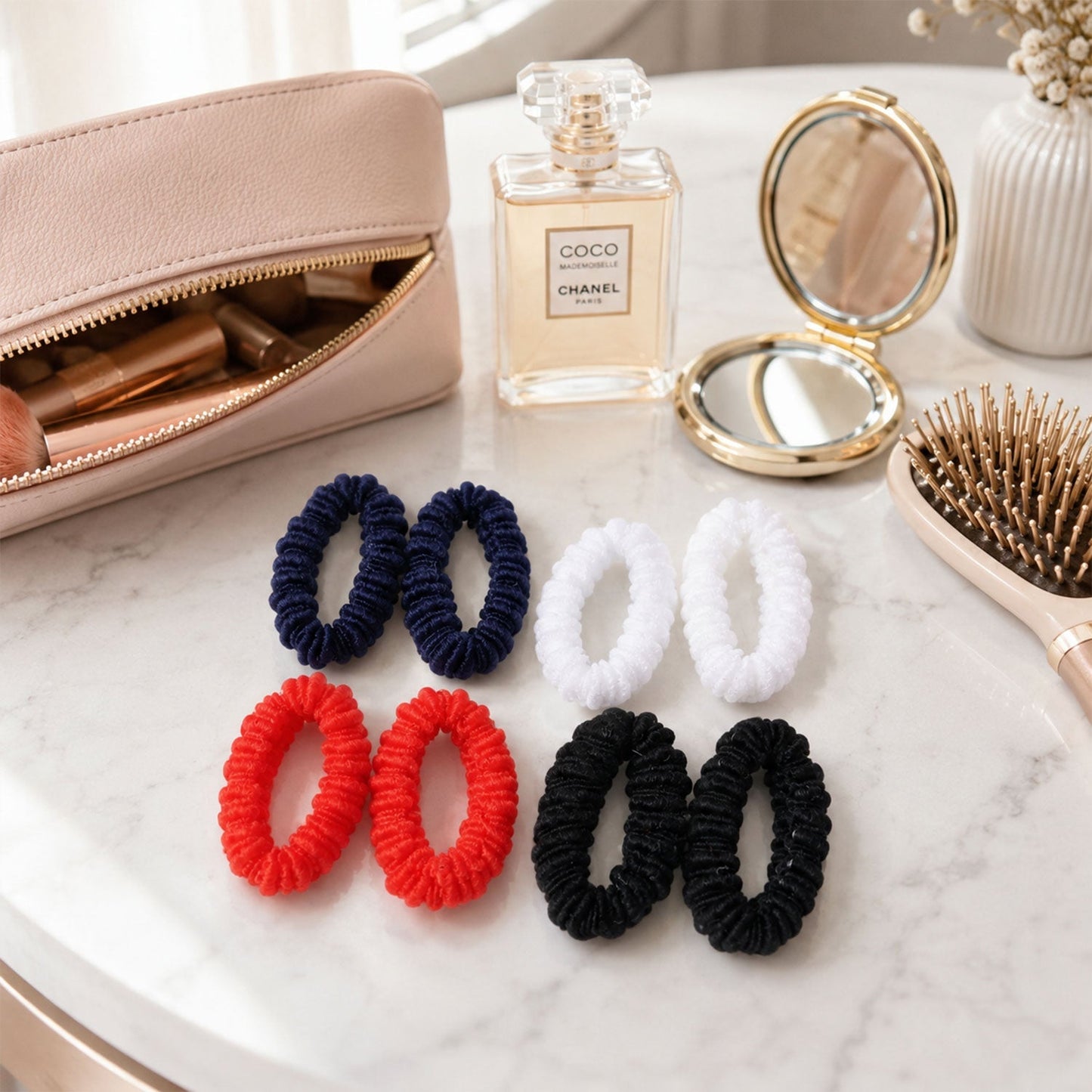 Styled hairband set for secure hairstyles