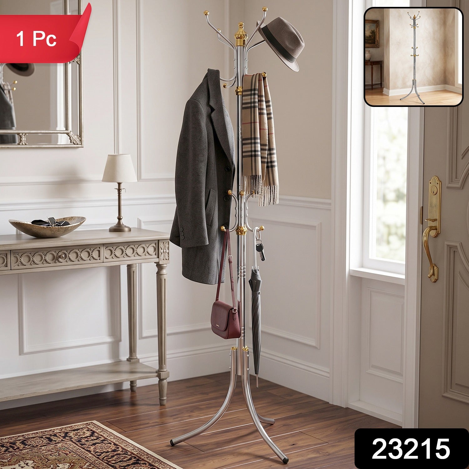 Clutter-Free Storage Multi Hook Metal Cloth Hanger (1 Pc) - main product view