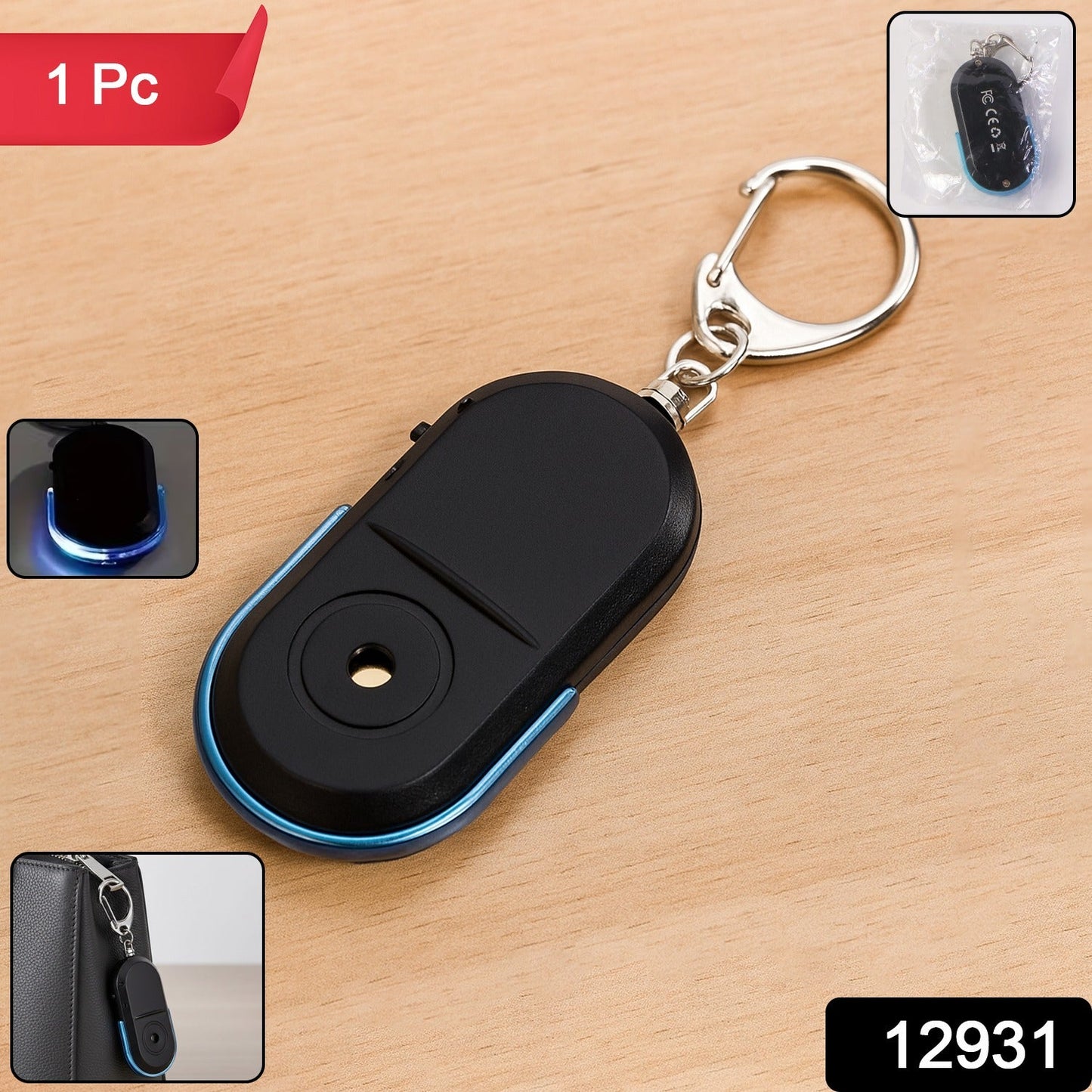 Personal Safety Alarm Keychain – Loud Emergency Siren & LED Light