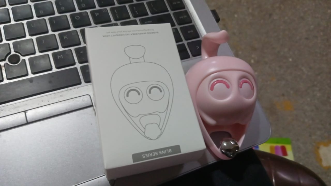 Adhesive Coat Hook – Cute Wink Cat Design, No Drill