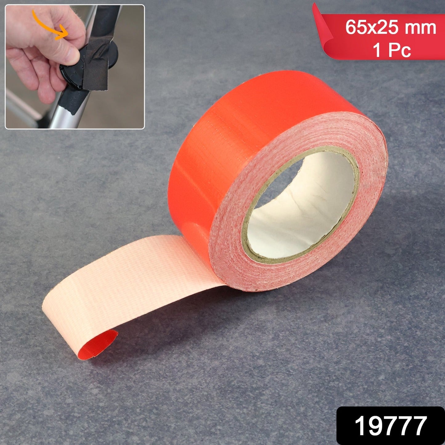 Repair tape sealing a cracked pipe for a strong waterproof fix
