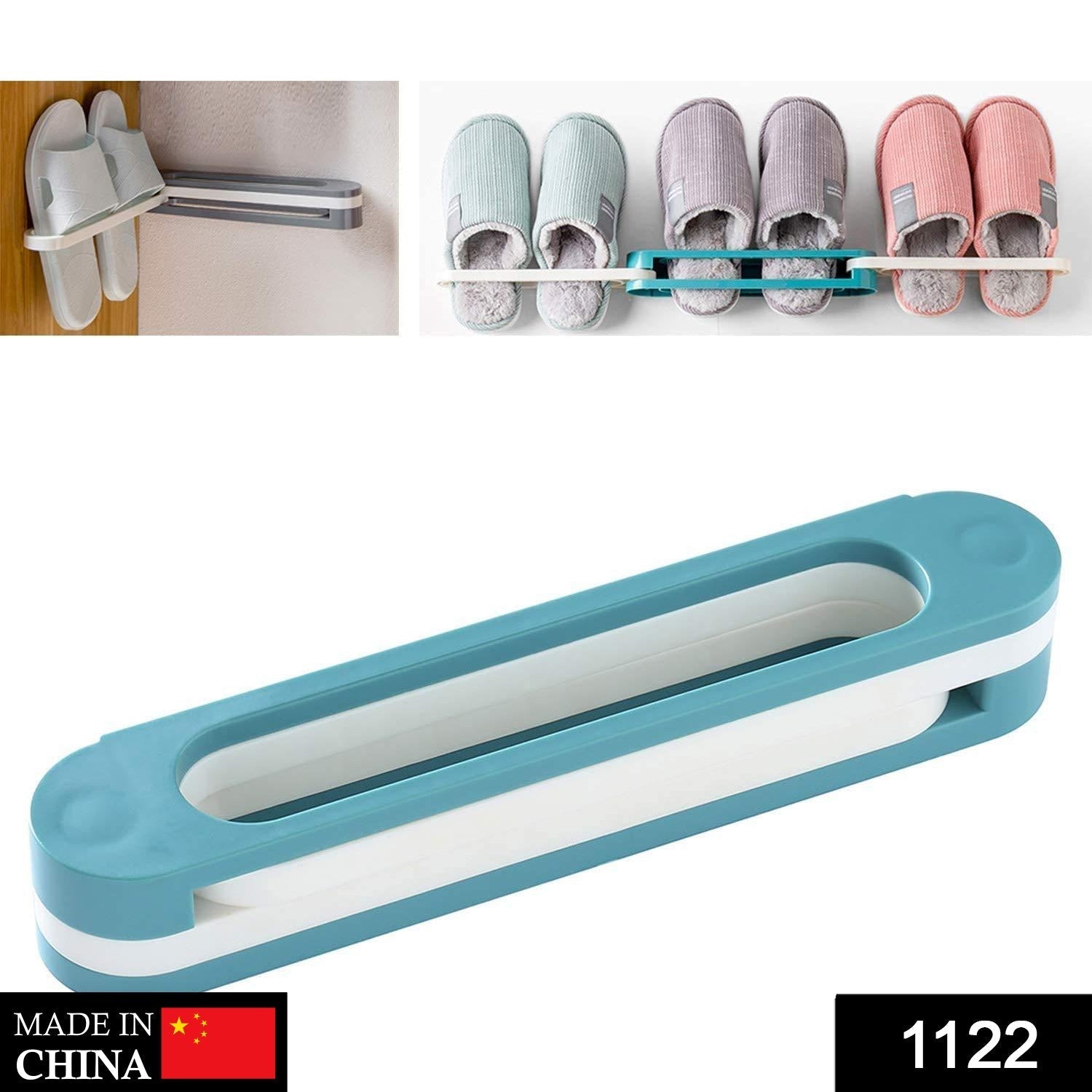 Space-Saving Folding Shoe Rack – Slipper Organizer - main product view