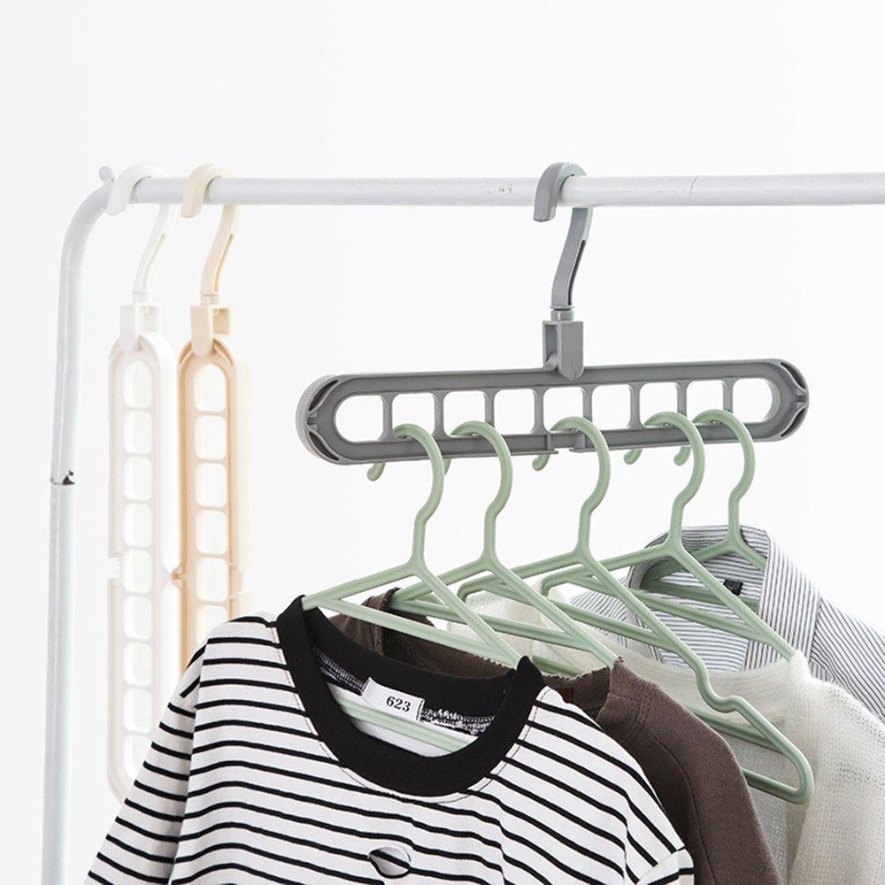 Space-Saving Hanger – 9-Hole Wardrobe Organizer - main product view