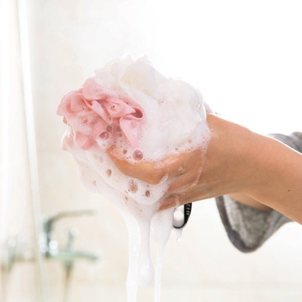 Bath Loofah – Gentle Body Scrubber for Men & Women | Mini Bubbles