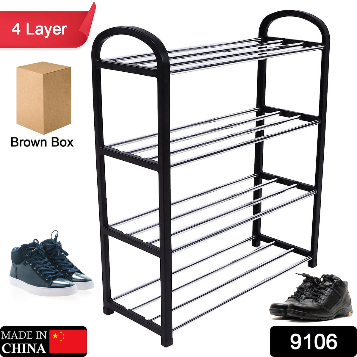 Space-Saving Tier Shoe Rack - main product view