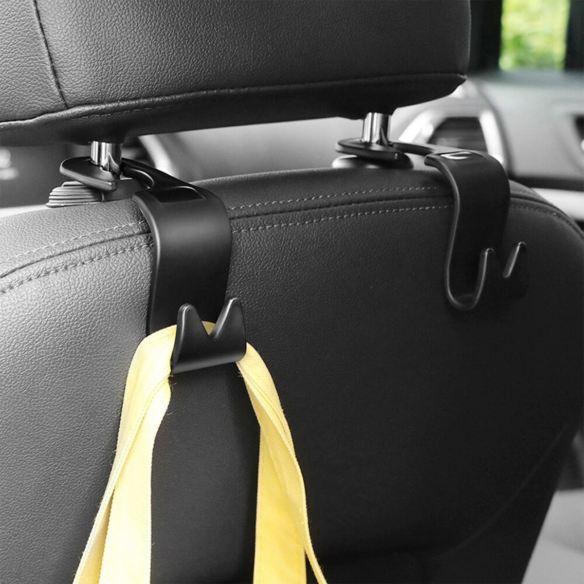 Car Backrest Hanger designed for universal car fitting.