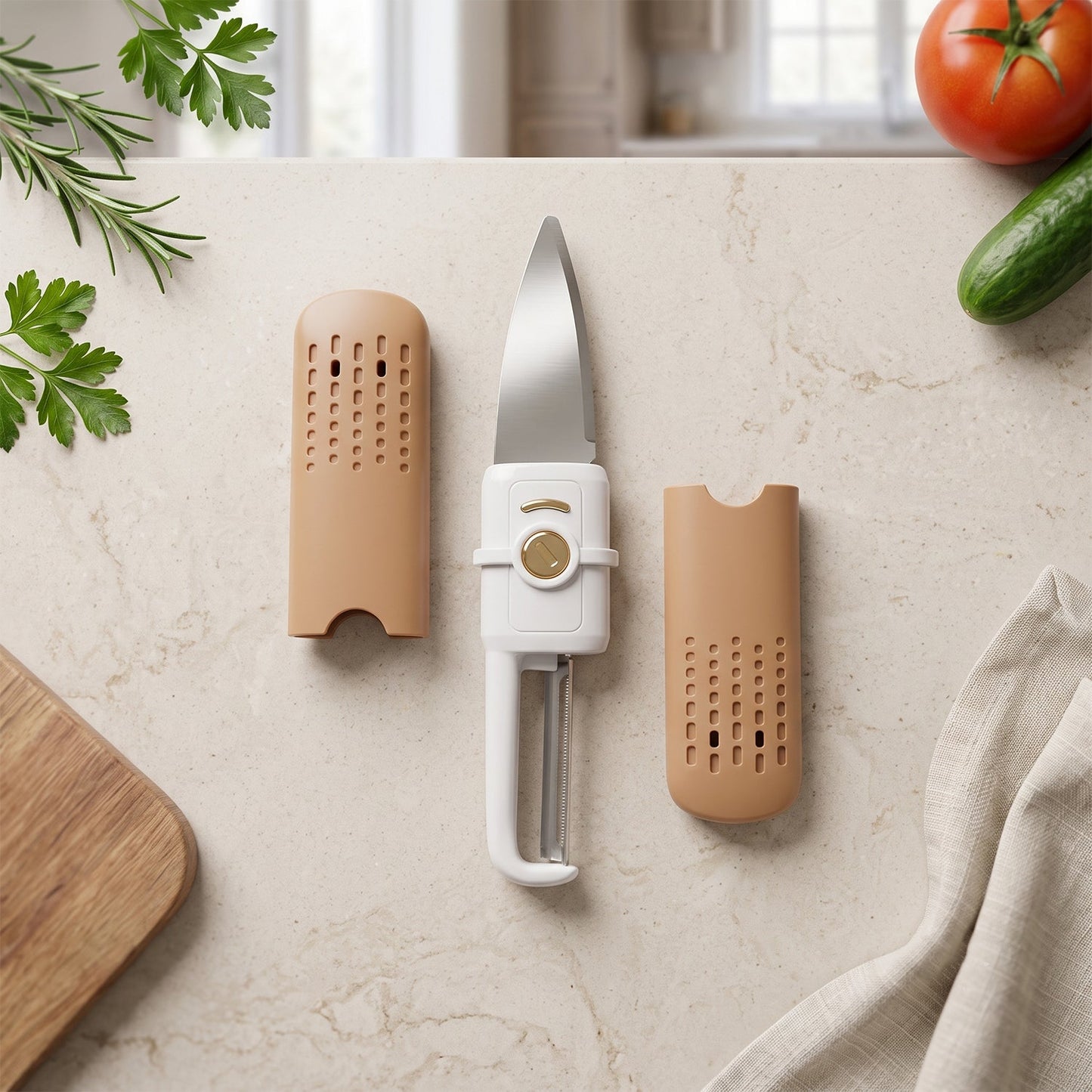 Multifunctional Peeler – 2-in-1 Knife & Sawtooth for Kitchen | BestyBuys