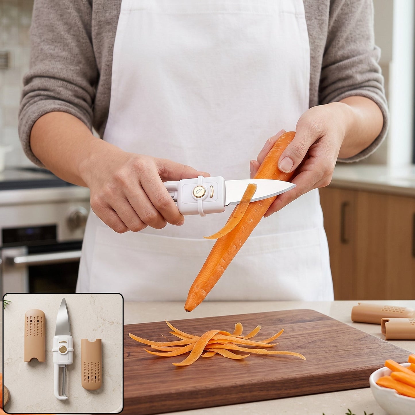 Multifunctional Peeler – 2-in-1 Knife & Sawtooth for Kitchen | BestyBuys