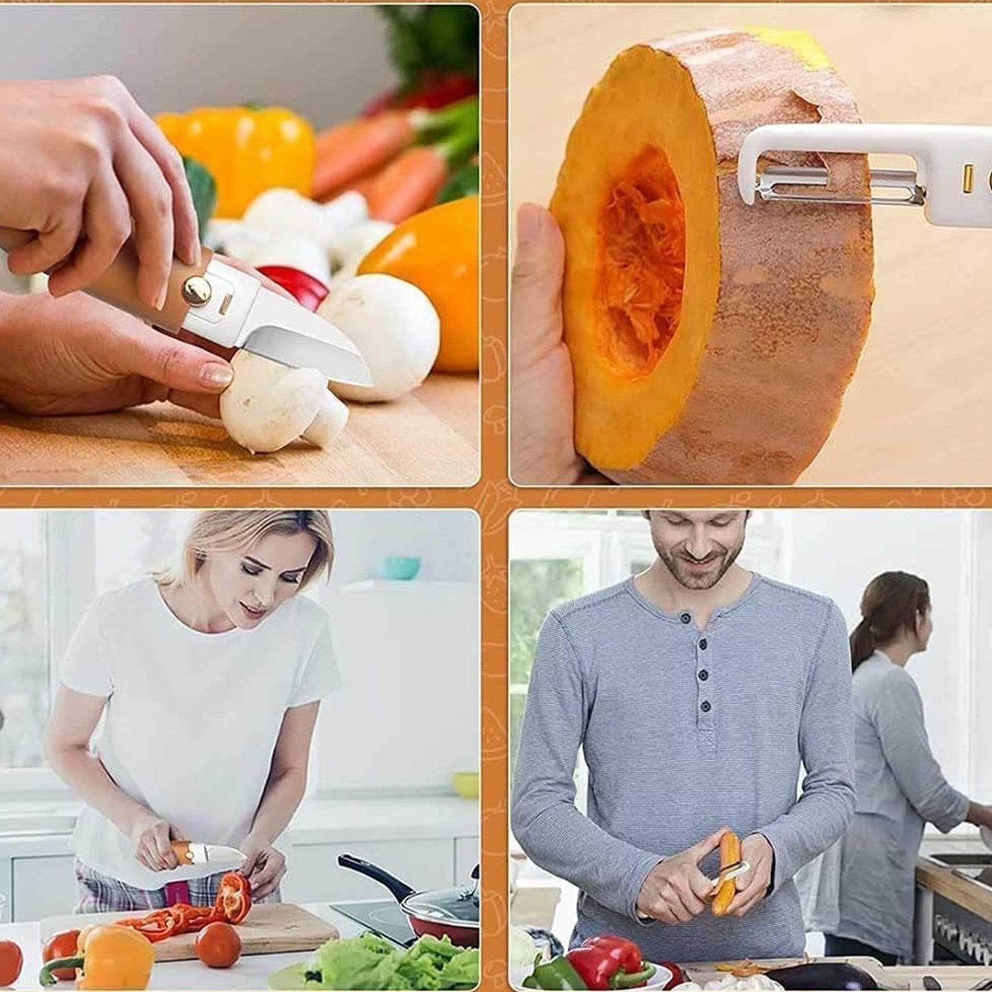 Multifunctional Peeler – 2-in-1 Knife & Sawtooth for Kitchen | BestyBuys