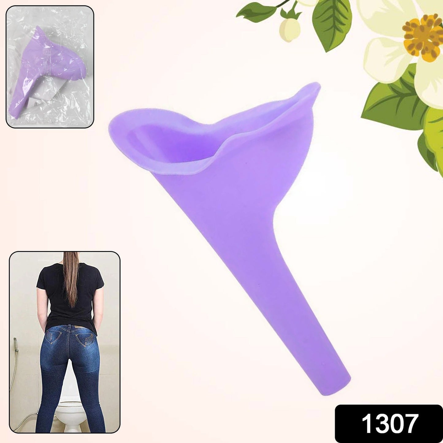 Female Urinal Funnel – Portable Reusable Silicone | Velvet Wellness