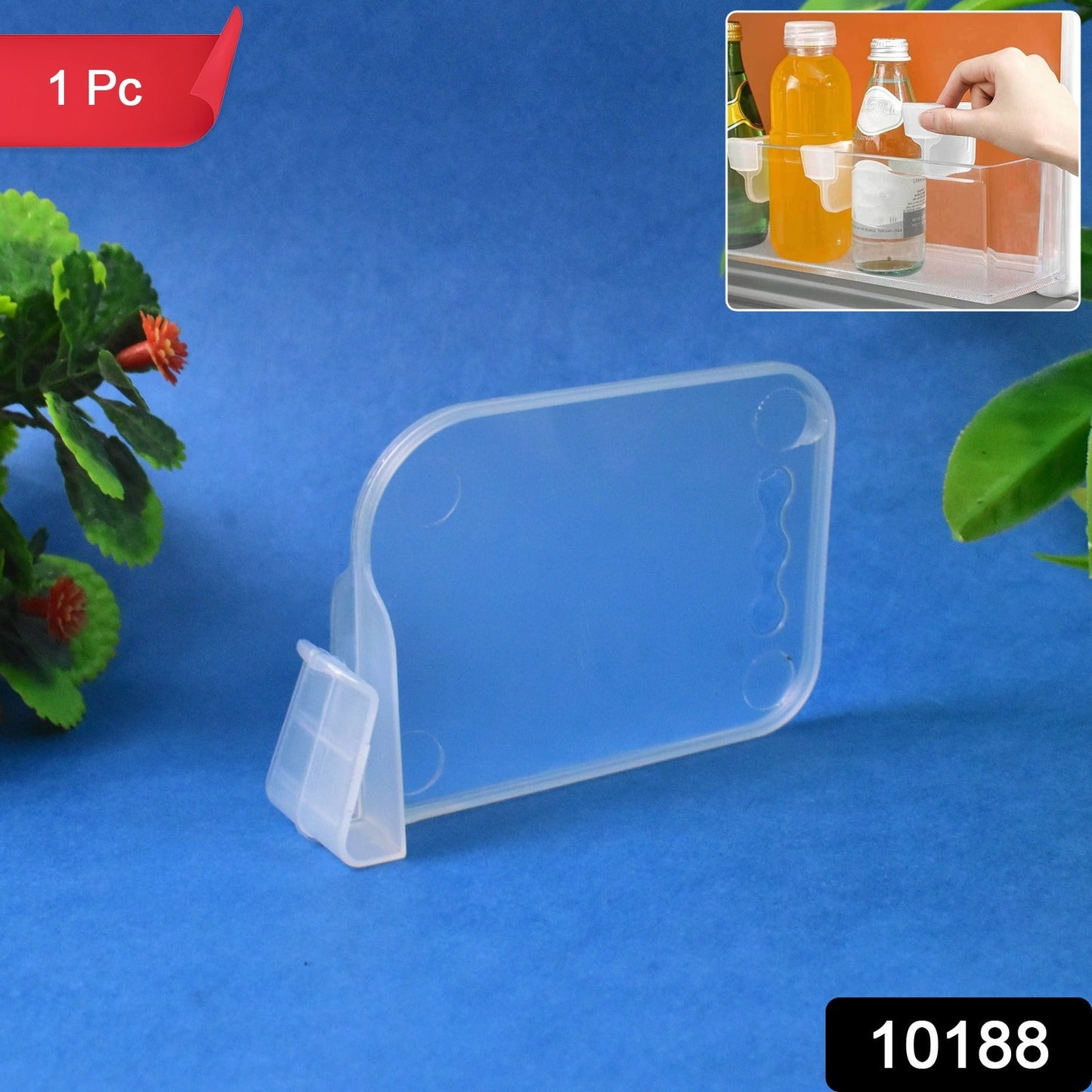 Adjustable Plastic Storage Basket Organizer – Fridge Space - main product view