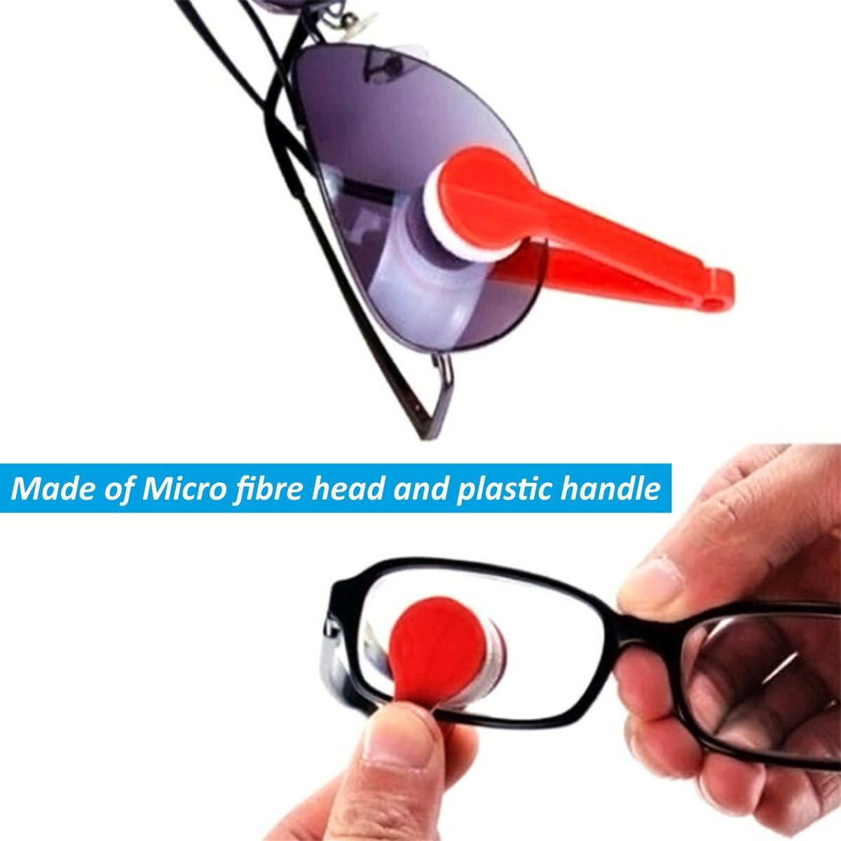 Eyeglass Cleaner – Portable Microfiber Lens Tool