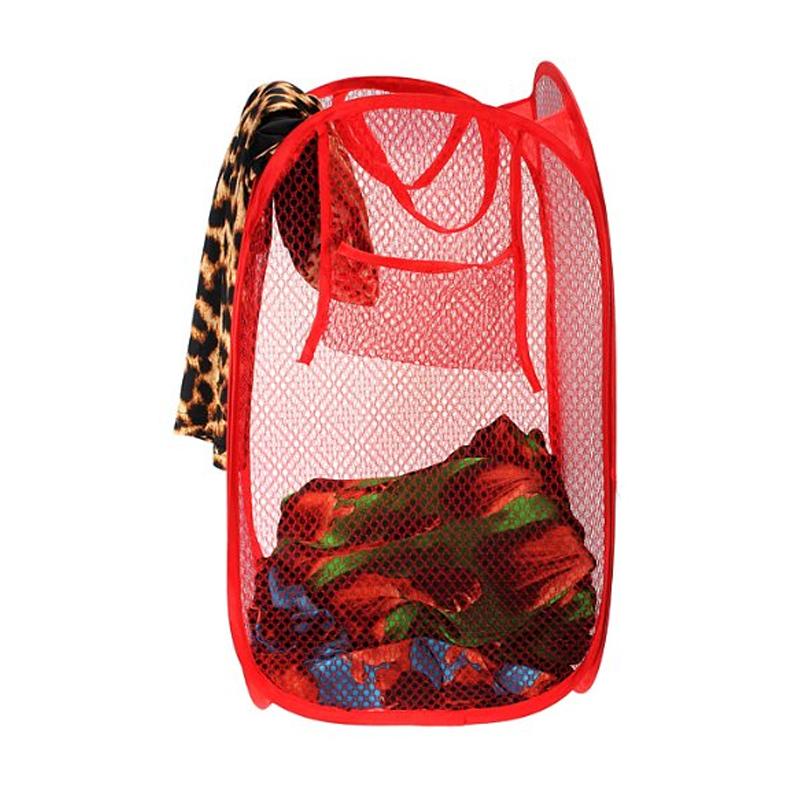 Space-Saving Laundry Hamper – Ventilated Mesh Storage