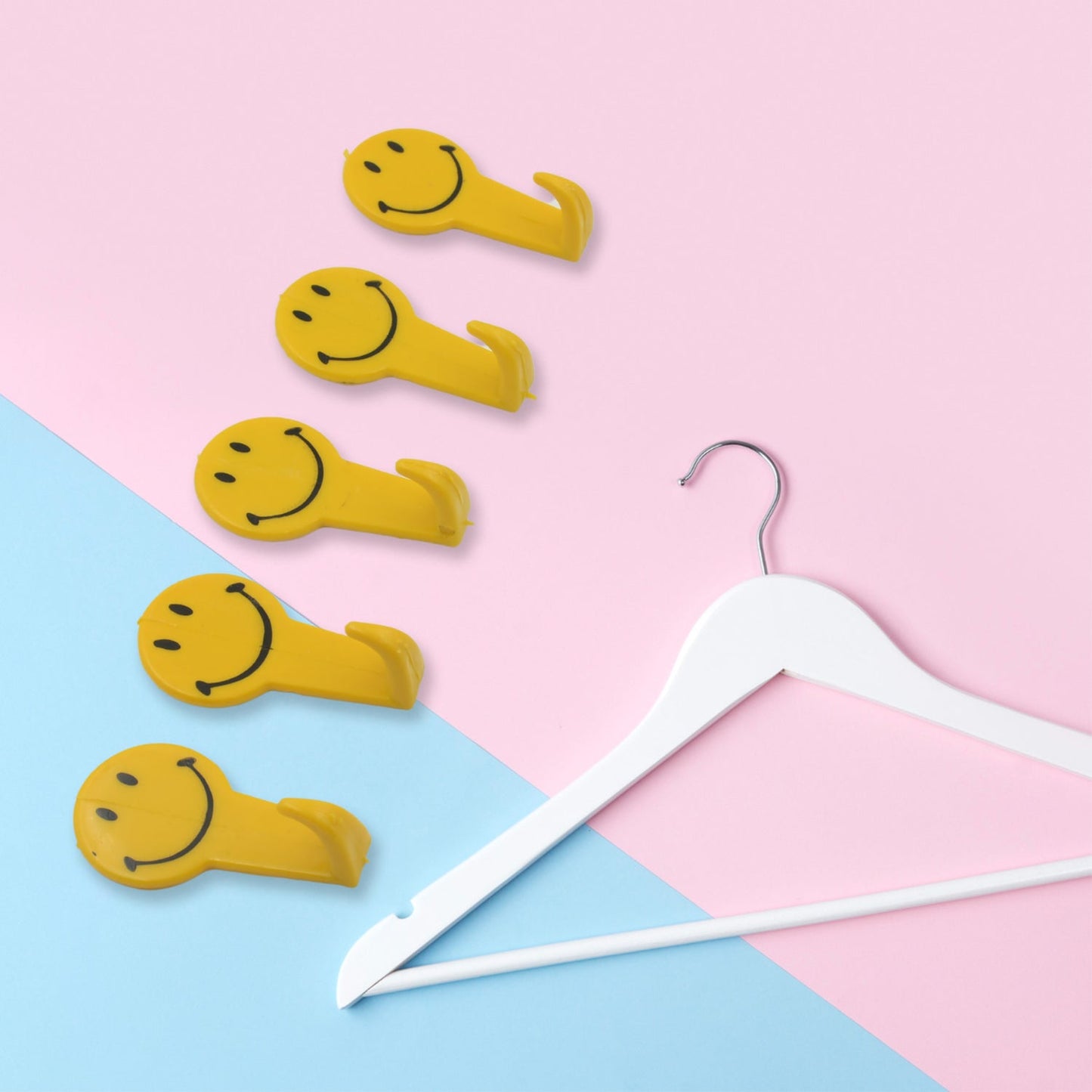 Self Adhesive Hooks (5 Pcs) – Strong Wall Mount
