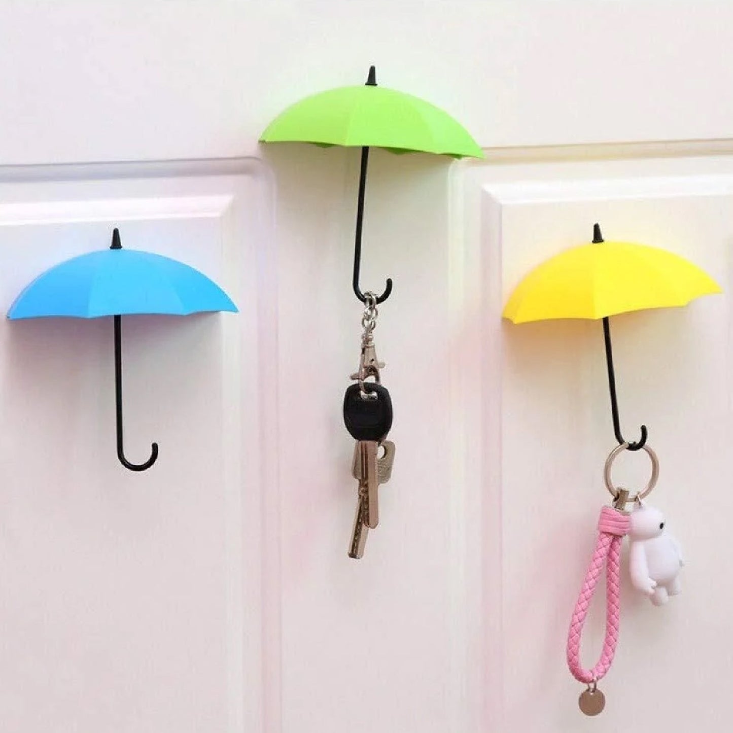 All-in-One Umbrella Wall Hook – Key & Hat Holder - main product view
