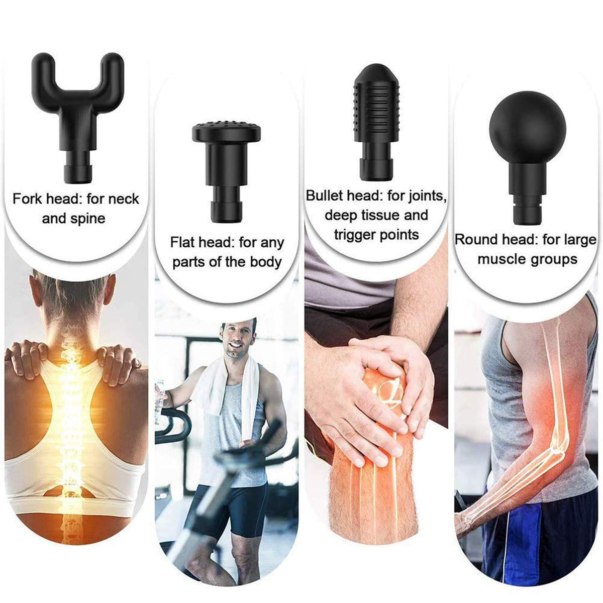 Deep Tissue Massager – Cordless for Muscle Pain Relief