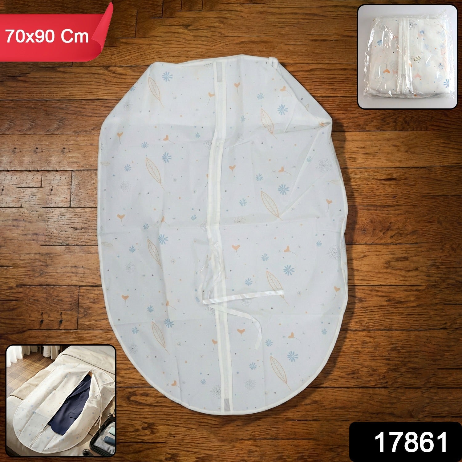 Stay Organized Non-Woven Garment Storage Cover – Breathable - main product view