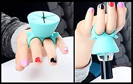 Nail Polish Holder – Spill-Proof Ring & Portable Stand