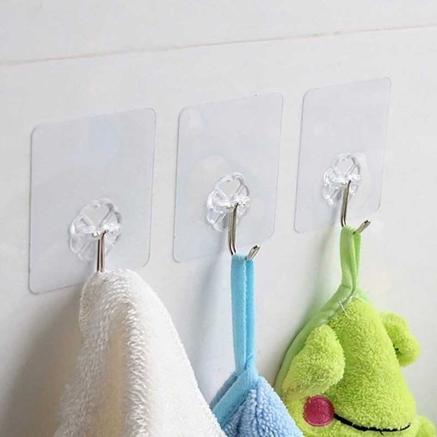 Stainless Steel Adhesive Hooks – Waterproof & Rustproof