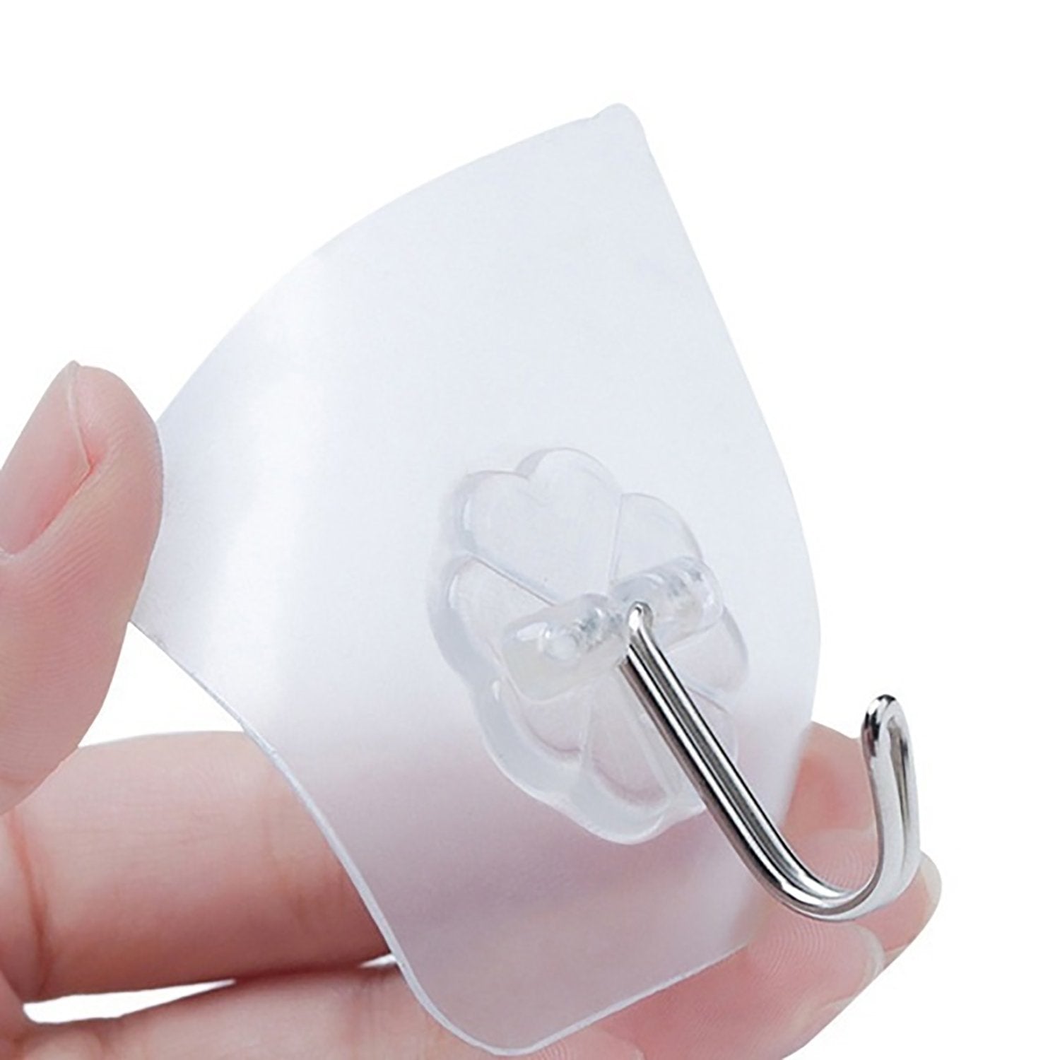 Stainless Steel Adhesive Hooks – Waterproof & Rustproof - main product view