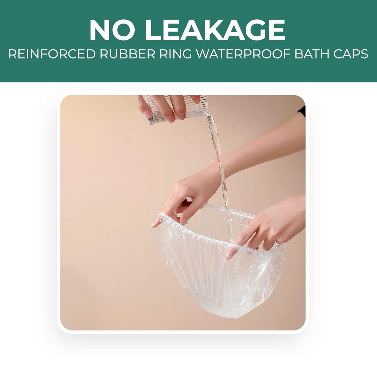 Disposable Shower Cap – Waterproof & Hygienic | VelvaBloom