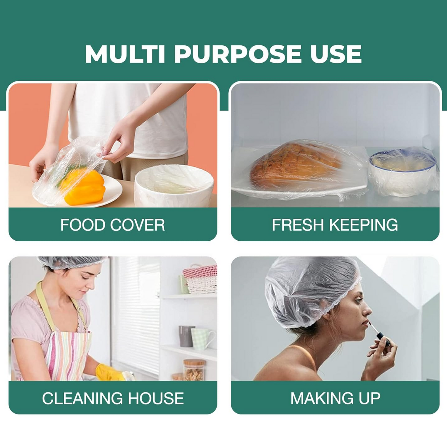 Disposable Shower Cap – Waterproof & Hygienic | VelvaBloom